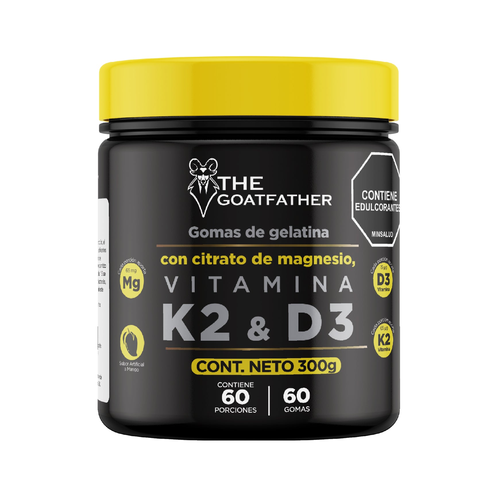 GOMITAS de K2&D3  con CITRATO de MAGNESIO Imagen secundaria del producto