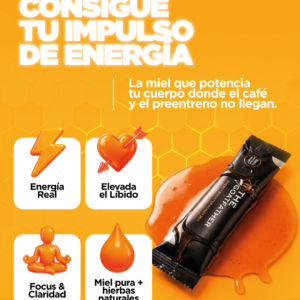1 Sobre de Miel Potencializador de Energía